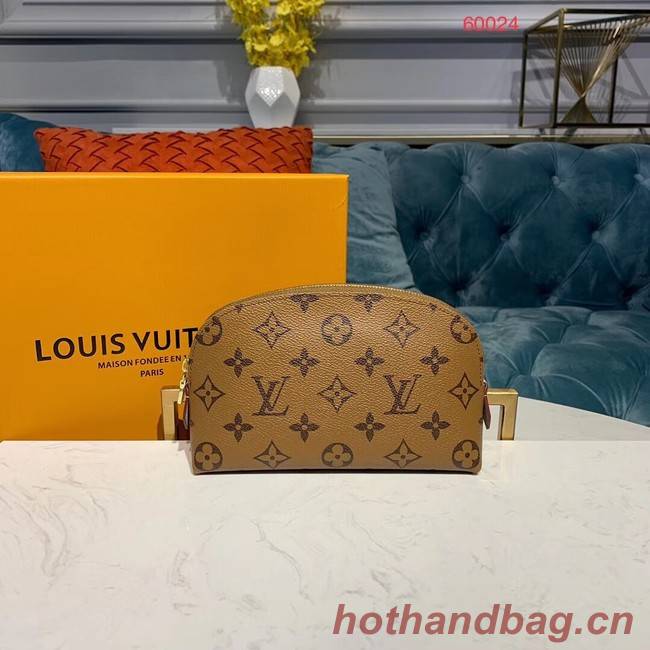 Louis vuitton original Monogram COSMETIC POUCH PM M52030 yellow