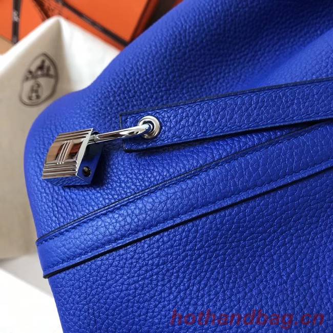 Hermes Picotin Lock PM Bags Original Leather H8688 electric blue