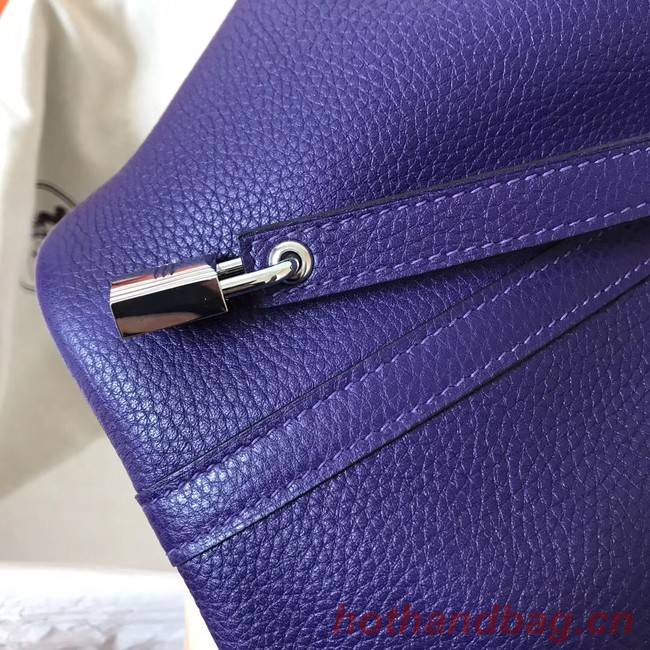 Hermes Picotin Lock PM Bags Original Leather H8688 violet