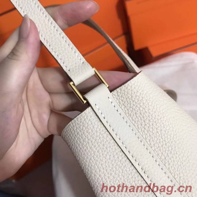 Hermes Picotin Lock PM Bags Original Leather H8688 white