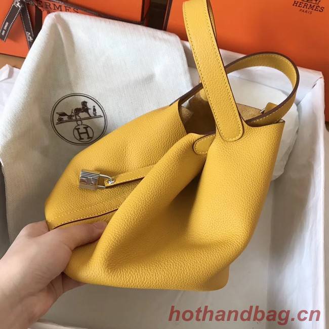 Hermes Picotin Lock PM Bags Original Leather H8688 yellow