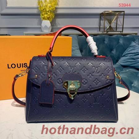 Louis Vuitton Georges MM Monogram Empreinte Original Leather M53944 Navy