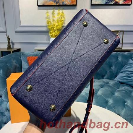 Louis Vuitton Georges MM Monogram Empreinte Original Leather M53944 Navy