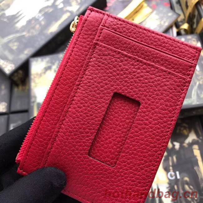 Gucci Card Holder 574804 Red