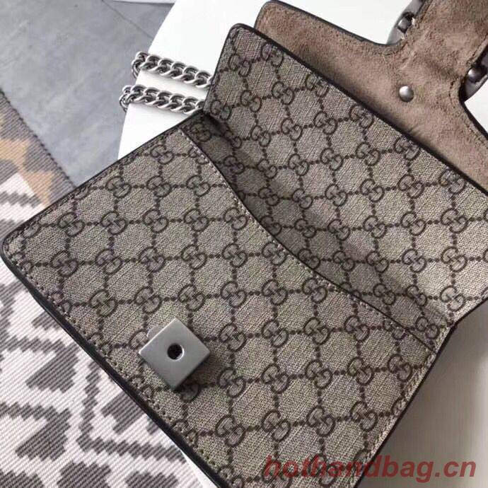 Gucci Mini Dionysus GG Canvas Shoulder Bag 421970 Khaki