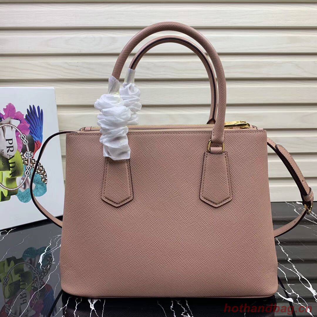 Prada Galleria Saffiano Leather Bag 1BA232 Pink