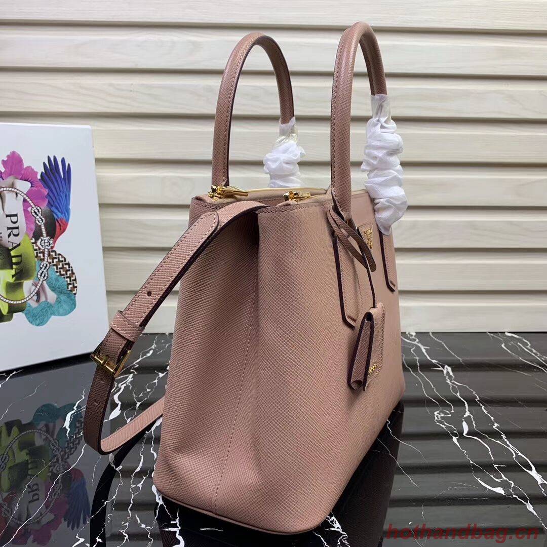 Prada Galleria Saffiano Leather Bag 1BA232 Pink