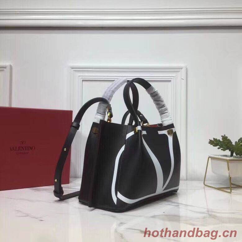 VALENTINO Origianl Leather Bag V0052 Black