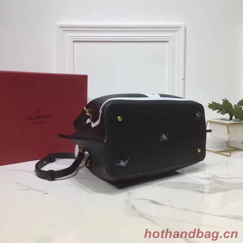 VALENTINO Origianl Leather Bag V0052 Black