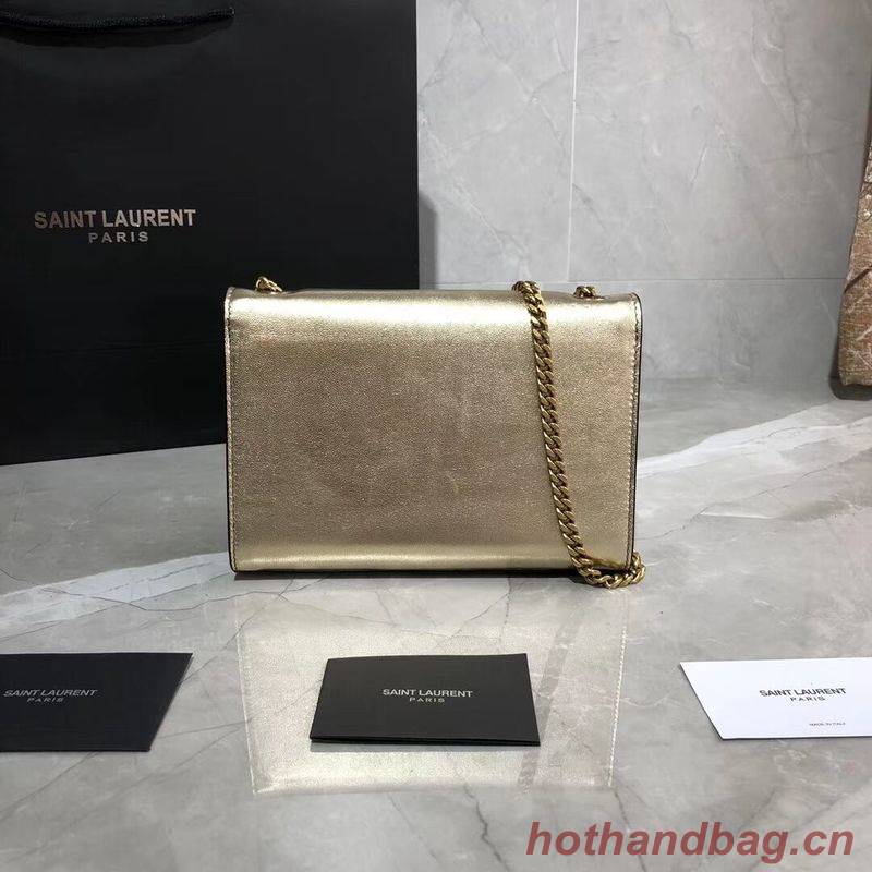 Yves Saint Laurent Kate Small Sheepskin Shoulder Bag Y469390 Gold