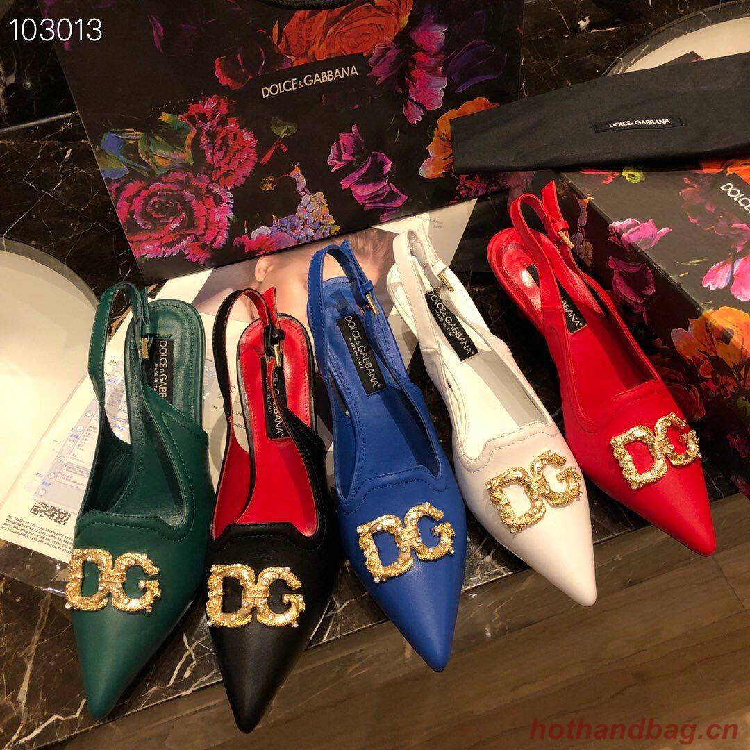 Dolce & Gabbana 6CM High Heels Shoes DG446SJC-3