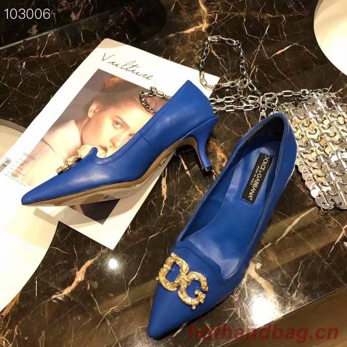 Dolce & Gabbana 6CM High Heels Shoes DG447SJC-1