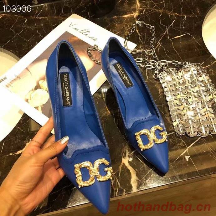 Dolce & Gabbana 6CM High Heels Shoes DG447SJC-1