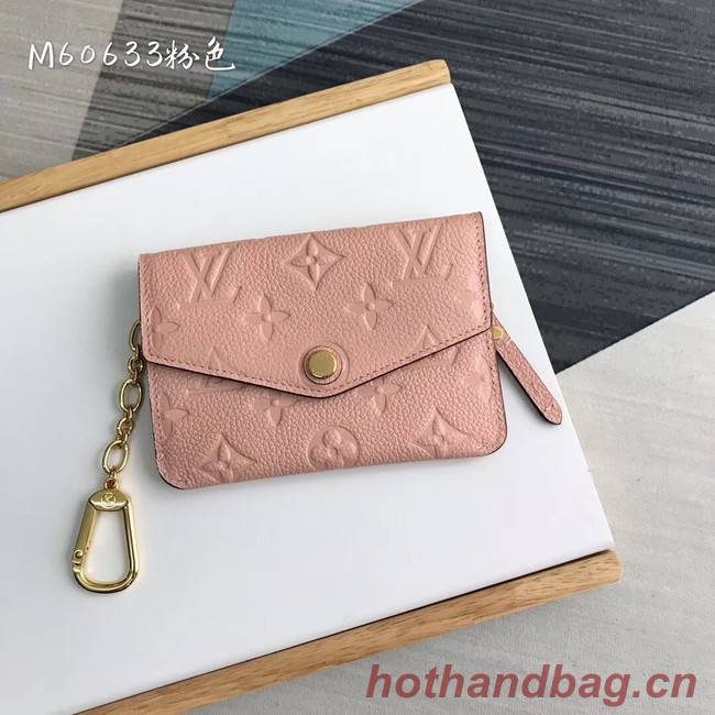 Louis Vuitton card holder N60633 pink