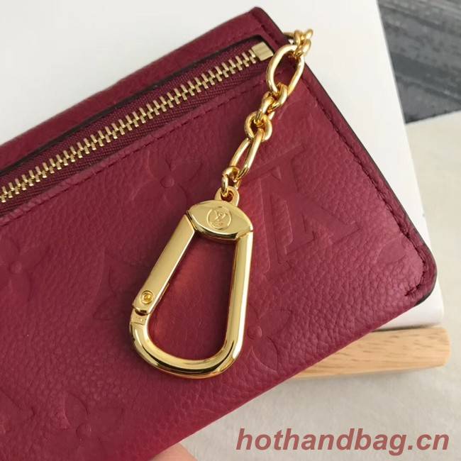 Louis Vuitton card holder N60633 purplish