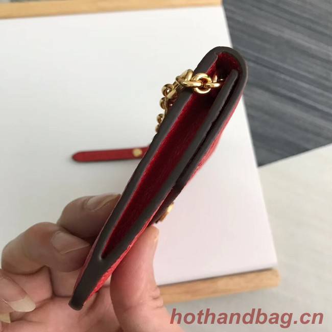 Louis Vuitton card holder N60633 red