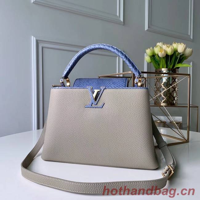 Louis vuitton CAPUCINES M42259 Bleu Gris