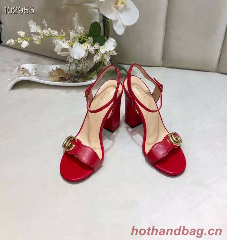 Gucci 10CM High Heels Shoes GG1559BL-4