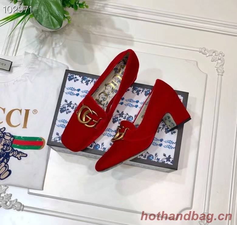 Gucci 5.5CM High Heels Shoes GG1562BL-6