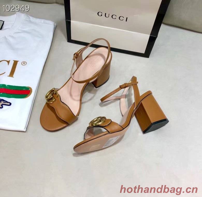 Gucci 7CM High Heels Shoes GG1557BL-4