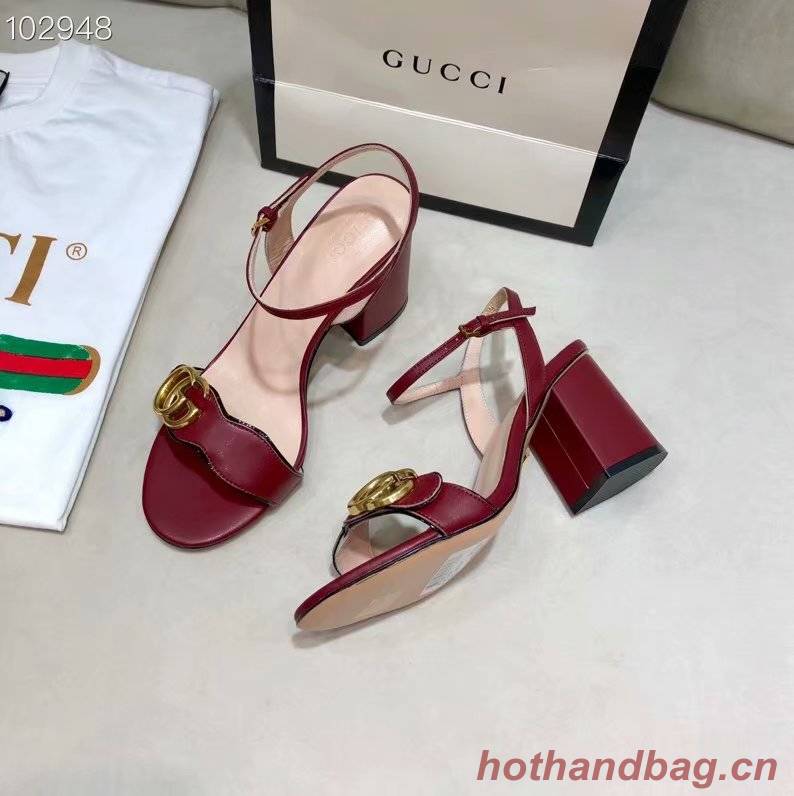 Gucci 7CM High Heels Shoes GG1557BL-5