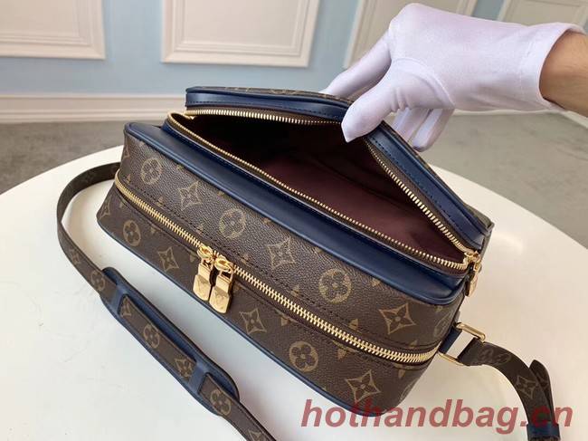 Louis vuitton original monogram canvas Shoulder Bag M51478 blue