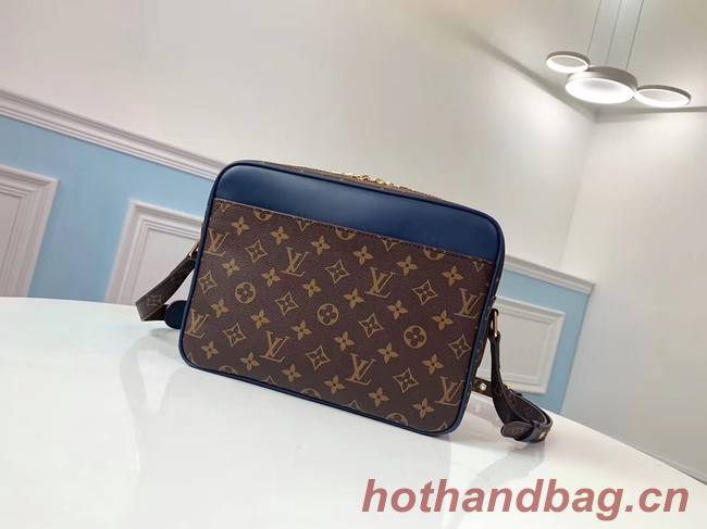 Louis vuitton original monogram canvas Shoulder Bag M51478 blue