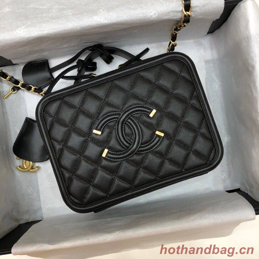 Chanel Cosmetic Bag A93343 black 