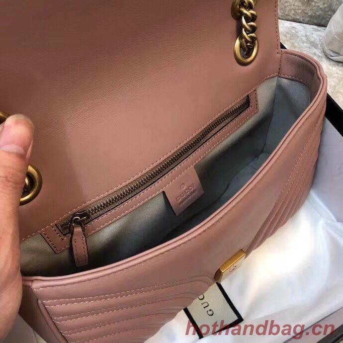 Gucci GG Marmont Original Leather matelasse shoulder bag 443497