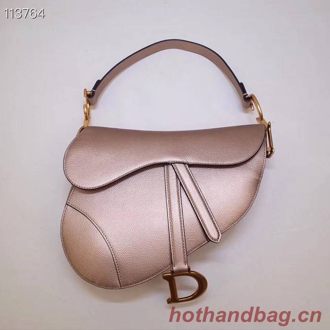 Dior Mini Saddle Bag Calfskin M0447 Gold