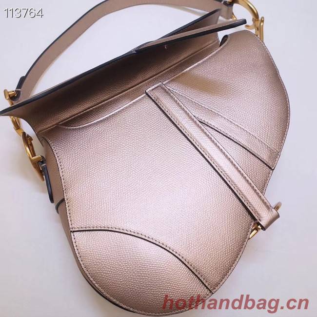 Dior Mini Saddle Bag Calfskin M0447 Gold