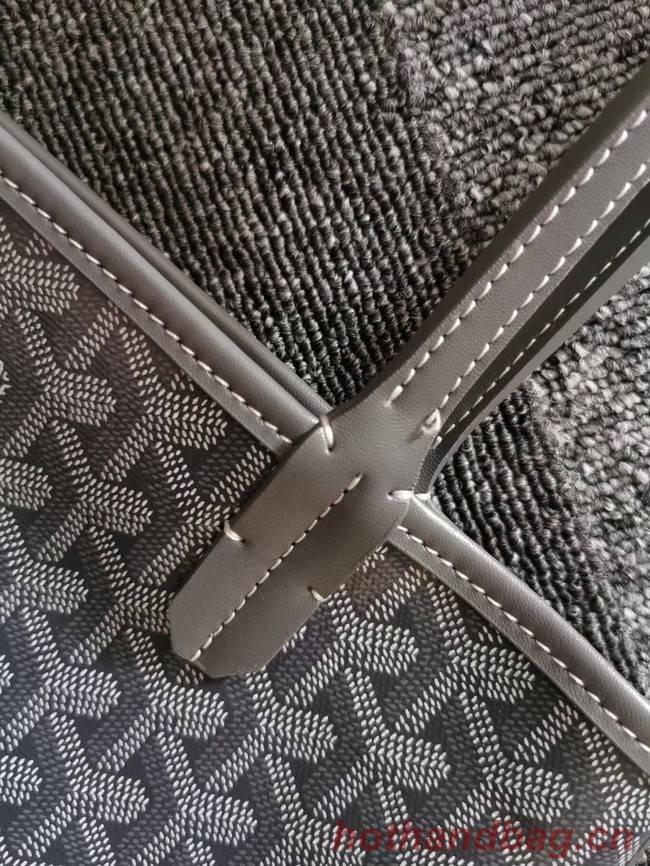 Goyard Calfskin Leather Mini Tote Bag 6782 Grey