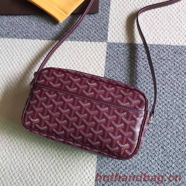 Goyard Calfskin Leather Shoulder Bag 6788 Wine