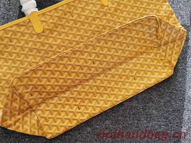 Goyard Calfskin Leather Tote Bag 6783 Yellow