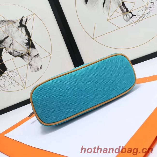 Hermes Cosmetic Bag H3699 Blue