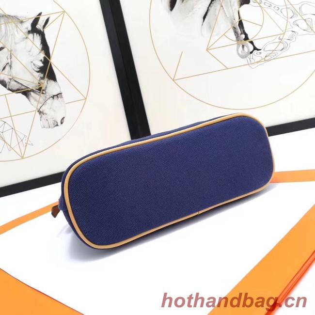 Hermes Cosmetic Bag H3699 Dark Blue