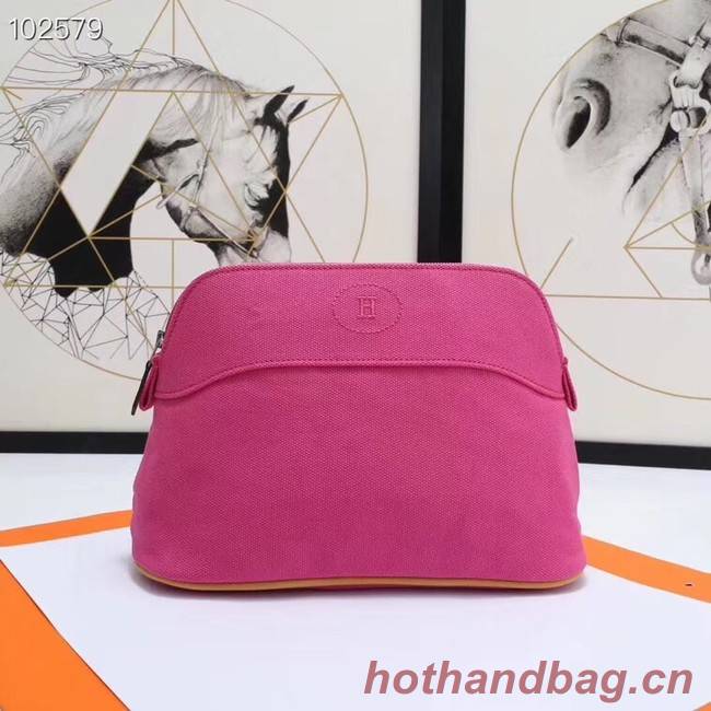 Hermes Cosmetic Bag H3699 Rose