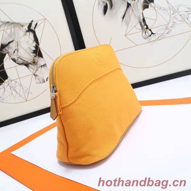 Hermes Cosmetic Bag H3699 Yellow