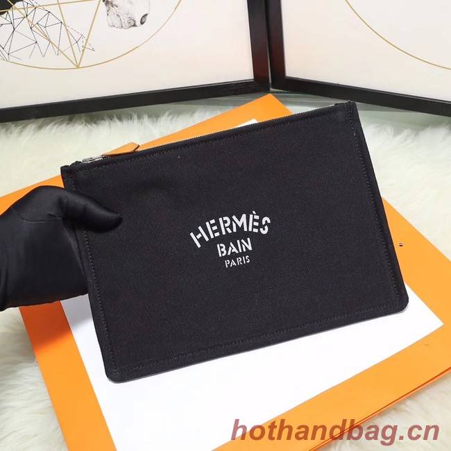 Hermes Cosmetic Bag H3700 Black