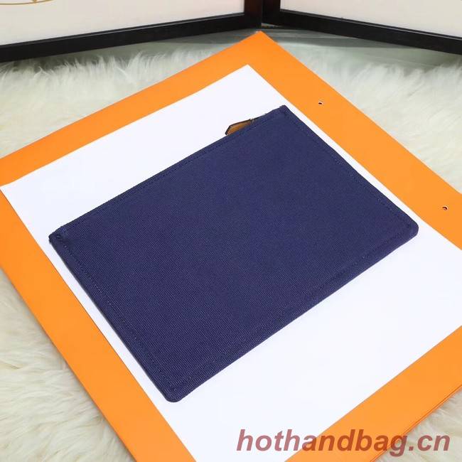 Hermes Cosmetic Bag H3700 Blue