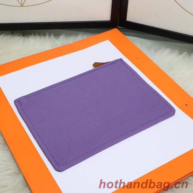 Hermes Cosmetic Bag H3700 Purple