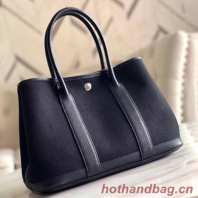 Hermes Garden Party 36cm Tote Bags Original Leather A3698 Black