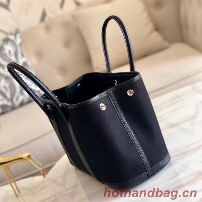 Hermes Garden Party 36cm Tote Bags Original Leather A3698 Black