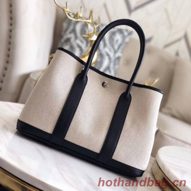 Hermes Garden Party 36cm Tote Bags Original Leather H3698 Black