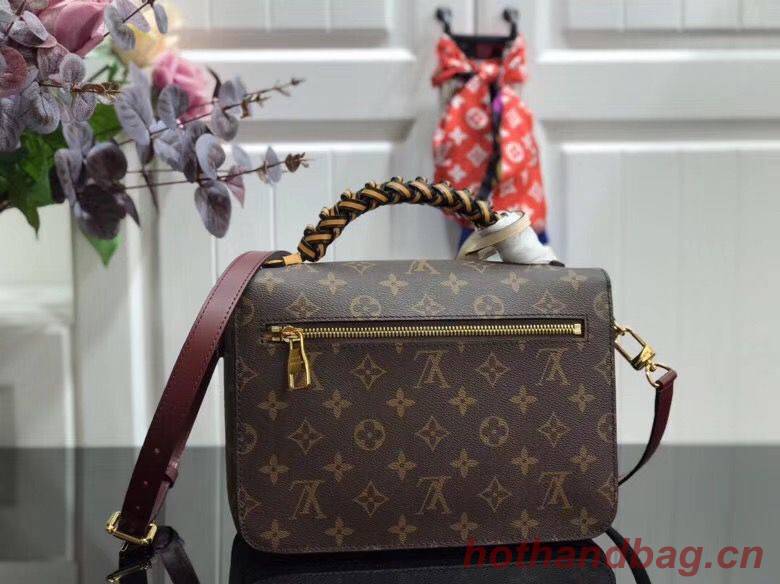 Louis vuitton original Monogram Canvas POCHETTE METIS M43984 Wine