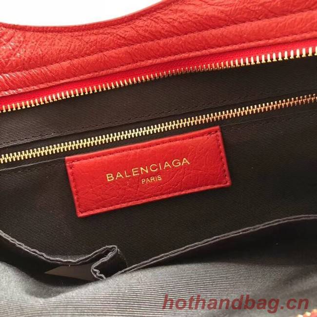 Balenciaga The City Handbag Calf leather 382569 red