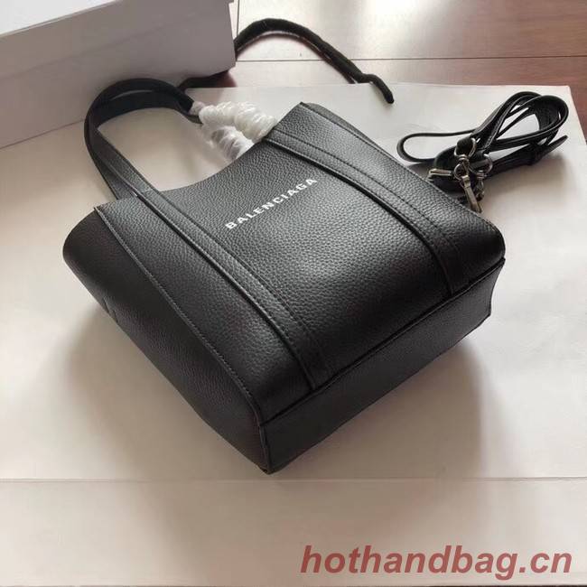 Balenciaga Original Leather Mini Shopper Bag 6696 Black