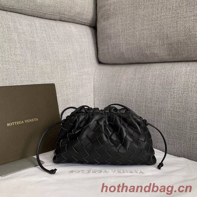 Bottega Veneta Sheepskin Weaving Original Leather BV3693 Black