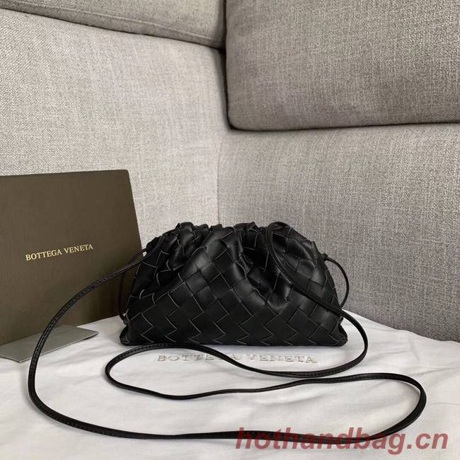 Bottega Veneta Sheepskin Weaving Original Leather BV3693 Black