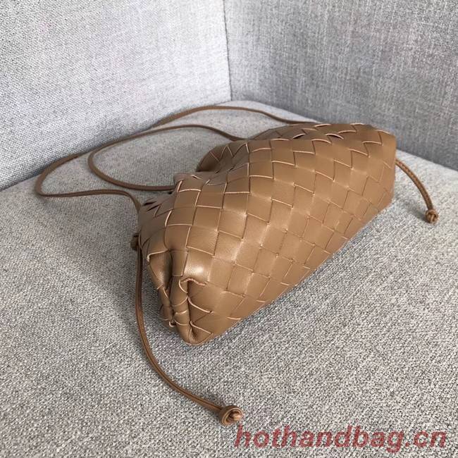 Bottega Veneta Sheepskin Weaving Original Leather BV3693 Brown